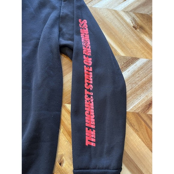 REDCON 1 Highest State Of Readiness Black/Red Gym Sweatshirt/Hoodie‎ Mens Large - Picture 3 of 5